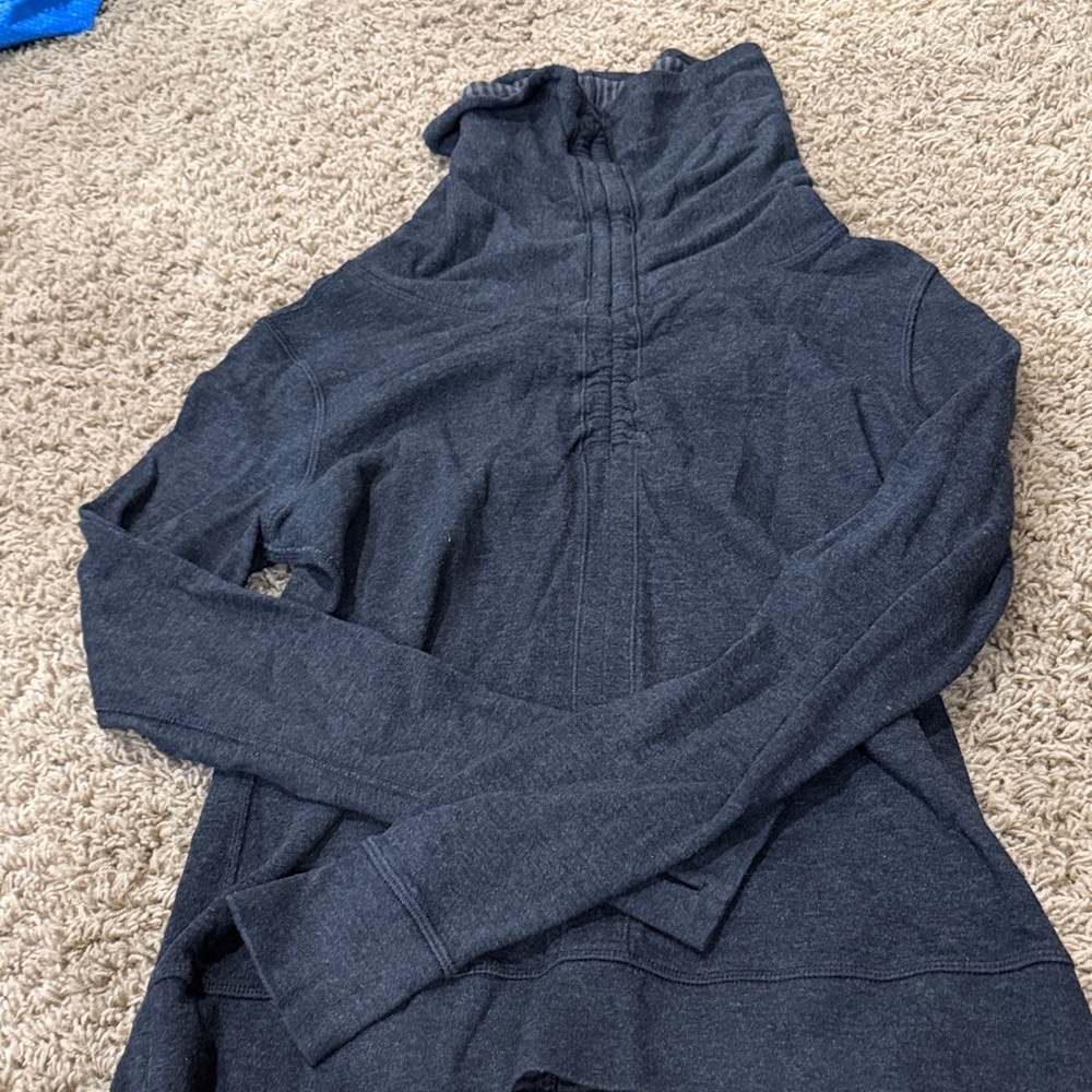 Lululemon Dark Gray High-Neck Pullover